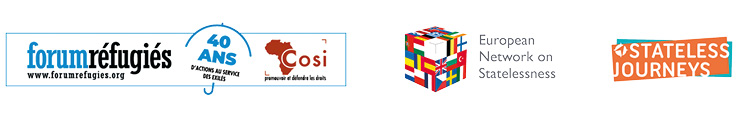 Logos FRC ENS SJ webinaire apatridie