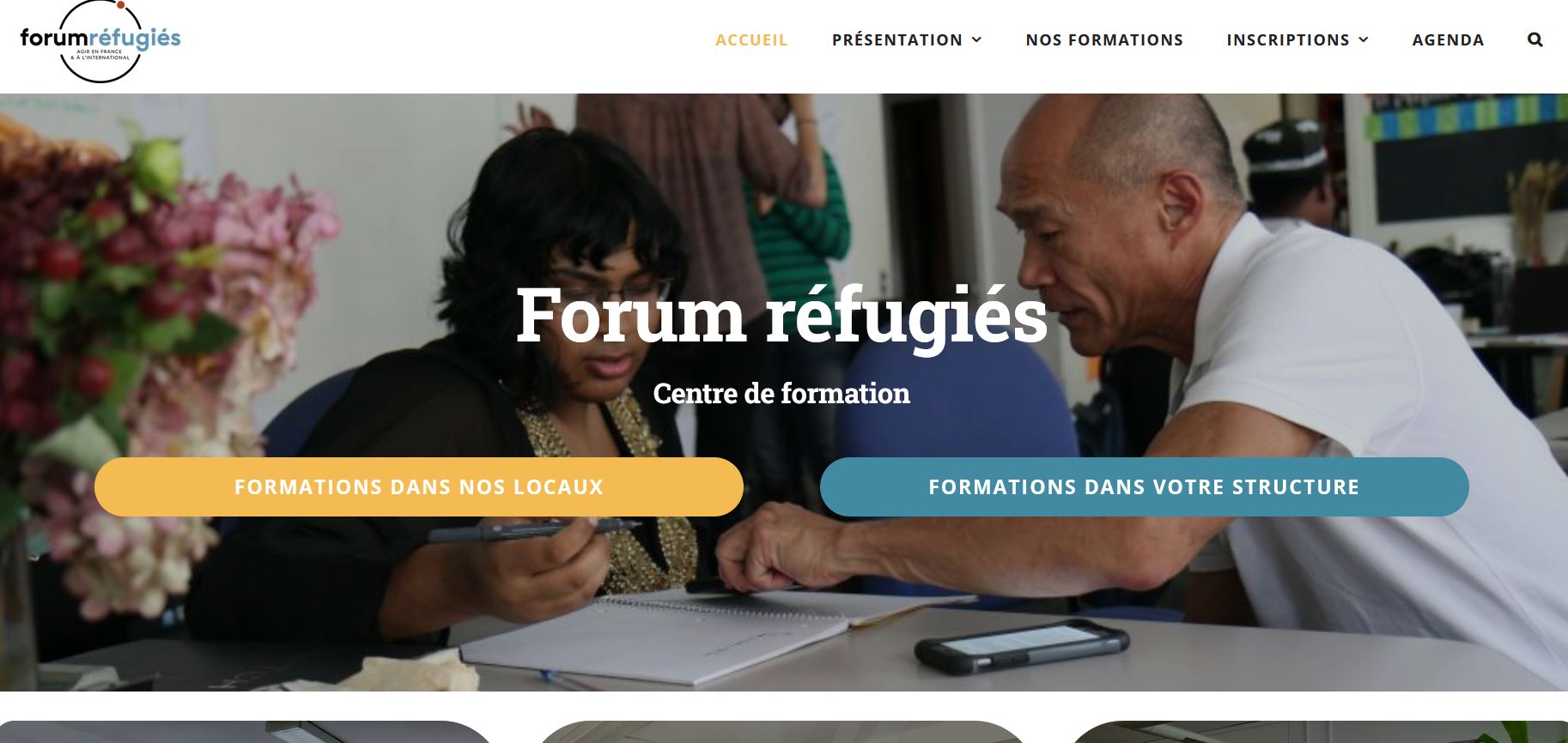 Le centre de formation a désormais son propre site Internet