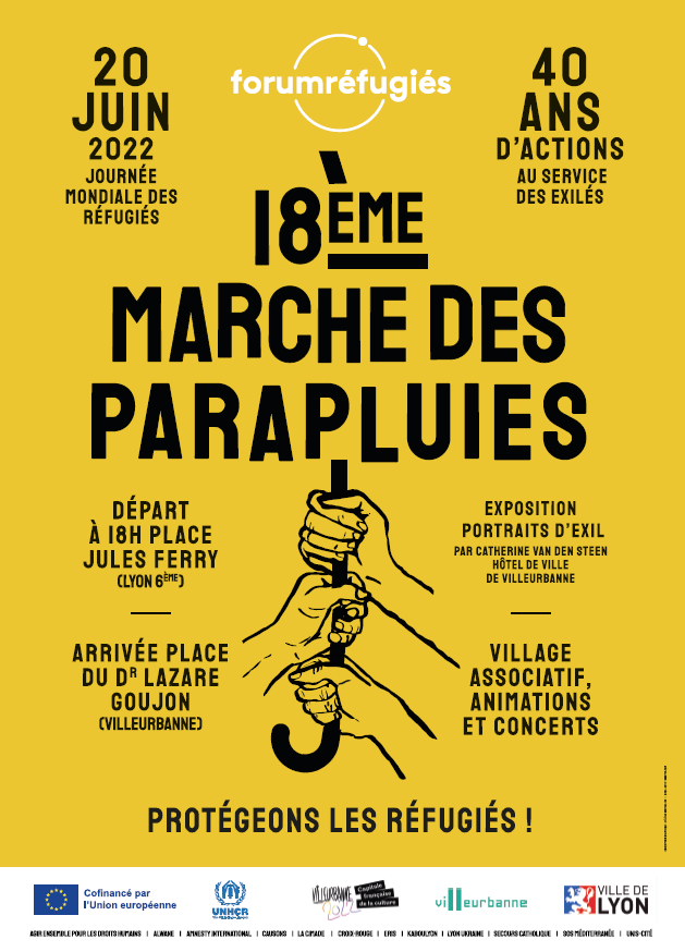 Célébration de la journée mondiale des réfugiés et du 40ème anniversaire de Forum réfugiés