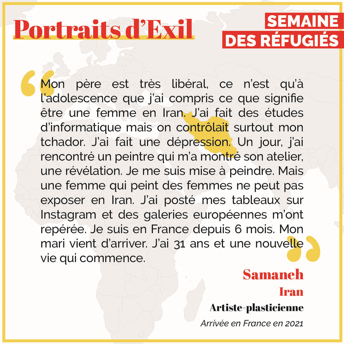 Portraits dexil Samaneh2